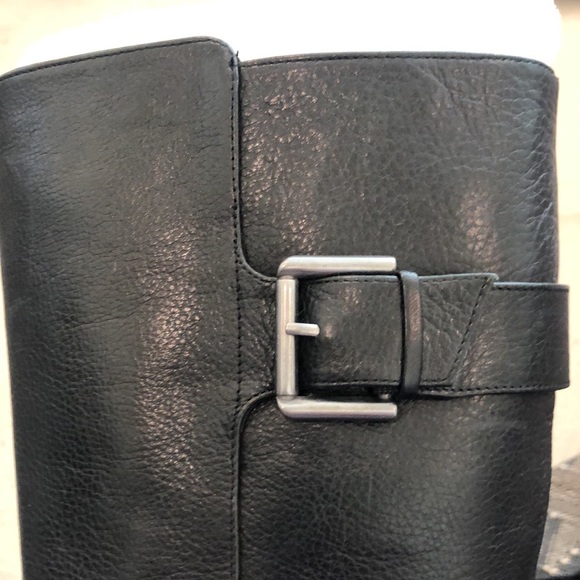 Black leather Via Spiga riding boots. Size 7.5 - Picture 7 of 11